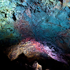 Inside the volcano